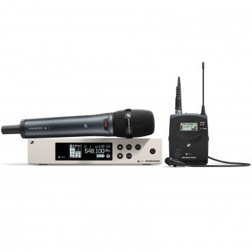 Sennheiser ew 100 G4-ME2/835-S Wireless Lavalier and Handheld Microphone Combo System