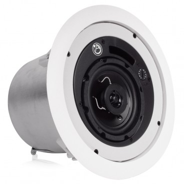 Atlas Sound FAP42T 4" Coaxial In-Ceiling Loudspeaker - White (Open Box)