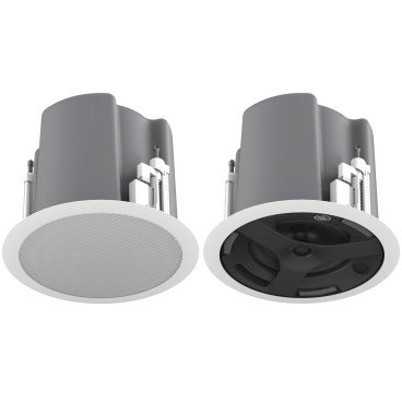 Atlas Sound FAP63T-W Strategy III Series 6.5" Coaxial In-Ceiling Loudspeaker System 75W Continuous/150W Program - Pair