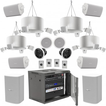 Rock Climbing Gym Sound System with 14 Bose Professional Speakers and Bluetooth Connectivity (Discontinued)