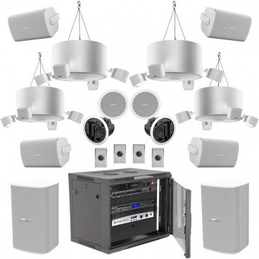 Rock Climbing Gym Sound System with 14 Bose Speakers and Bluetooth Connectivity (Discontinued)