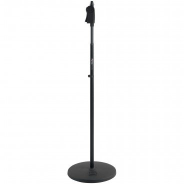 Gator Frameworks GFW-MIC-1201 12" Round Base Mic Stand with Deluxe One-Handed Clutch