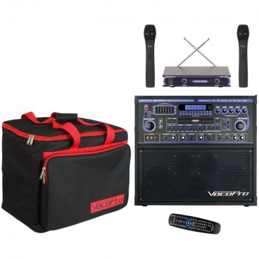 VocoPro GIGSTAR PRO II 100W Professional Karaoke Jam-Along System Package