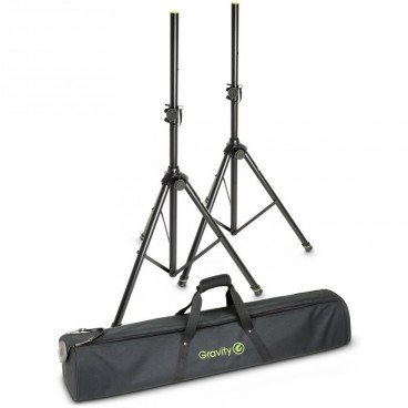 Gravity SS 5211 B SET 1 Set of 2 Speaker Stands with a Carrying Bag