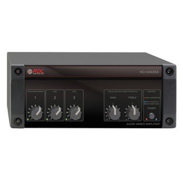 RDL HD-MA35A Mixer Amplifier with Power Supply
