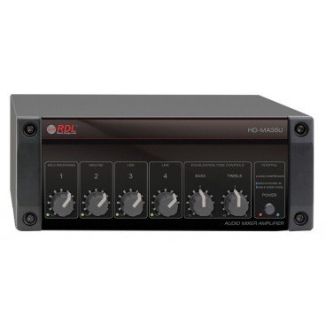 RDL HD-MA35U Mixer Amplifier with Power Supply