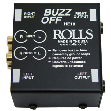 Rolls HE18 Buzz Off 2-Channel Hum and Buzz Remover