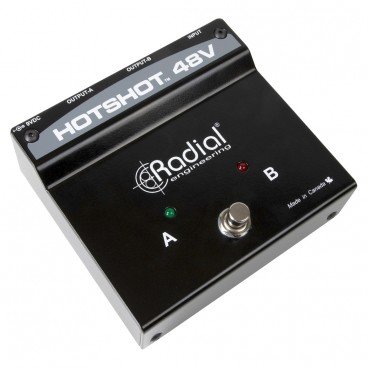 Radial Engineering HotShot 48V Phantom Powered Condenser Microphone Switcher