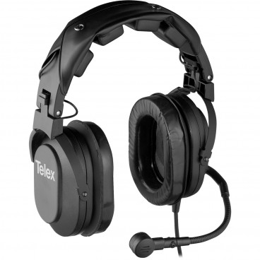 Telex HR-2 Dual-Sided Headset with Flexible Dynamic Boom Microphone
