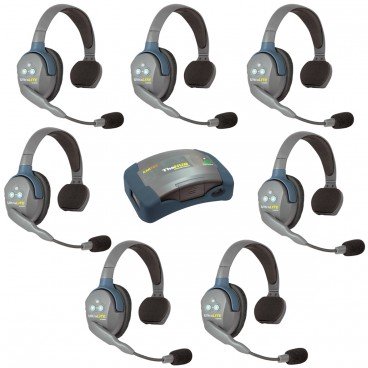 Eartec HUB7S UltraLITE 7 Person Wireless Headset System with Hub and Case (Single)
