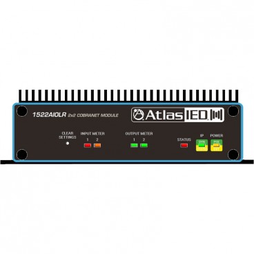 Atlas Sound IED1522AIOLR CobraNet Audio I/O Module with Logic and Relays