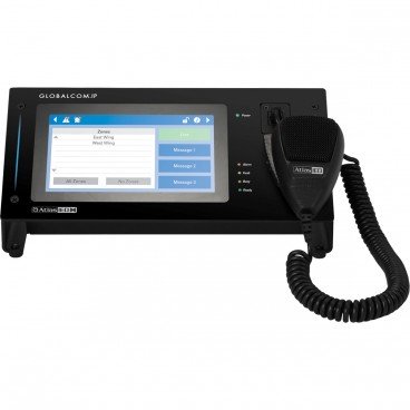 Atlas Sound IPCSDTOUCH-H Touch Screen Dante Digital Communication Station with Handheld Microphone