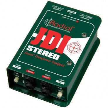 Radial Engineering JDI Stereo Premium Passive Direct Box (Open Box)
