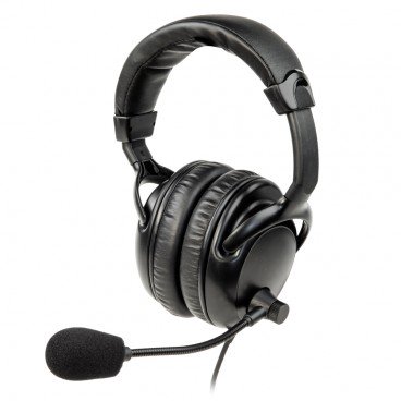 Listen Tech LA-454 ListenTALK Headset 4 Dual Over Ears with Boom Mic