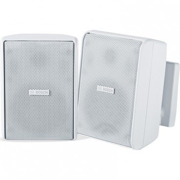 Bosch LB20-PC15-4L 4" 70/100V Weather-Resistant Cabinet Speakers - White Pair