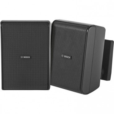 Bosch LB20-PC15-4D 4" 70/100V Weather-Resistant Cabinet Speakers - Black Pair