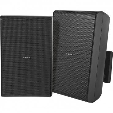 Bosch LB20-PC60-8D 8" 70/100V Weather-Resistant Cabinet Speakers - Black Pair