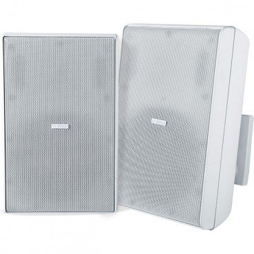 Bosch LB20-PC60-8L 8" 70/100V Weather-Resistant Cabinet Speakers - White Pair
