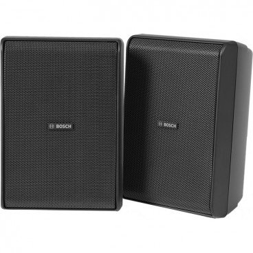 Bosch LB20-PC60EW-5D 5" 70/100V Extreme Conditions Cabinet Installation Speakers - Black Pair