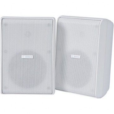 Bosch LB20-PC60EW-5L 5" 70/100V Extreme Conditions Cabinet Installation Speakers - White Pair