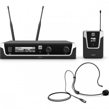 LD Systems U505 BPG Wireless Microphone System with Bodypack and Headset