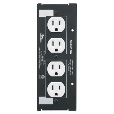 Middle Atlantic M-2X15A 15A Double Duplex MPR Power Module
