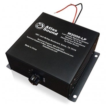Atlas Sound M2000-LP Dual 2"x4" Low Profile Sound Masking Speaker System with 70 Volt Transformer