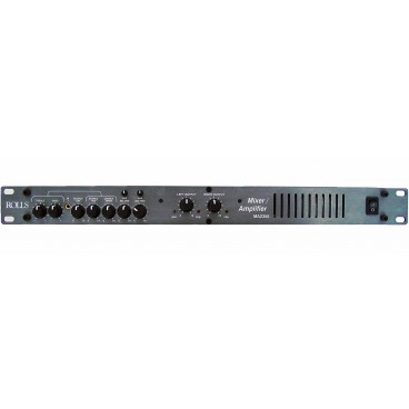 Rolls MA2355 Rack Mount 8 Ohm Stereo Mixer Amplifier 35 Watt 1 RU