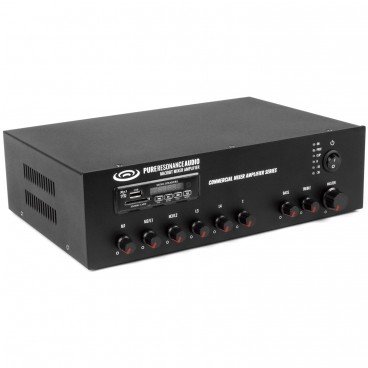 Pure Resonance Audio MA30BT 7-Ch Bluetooth 70V 30W Mixer Amplifier (Open Box)