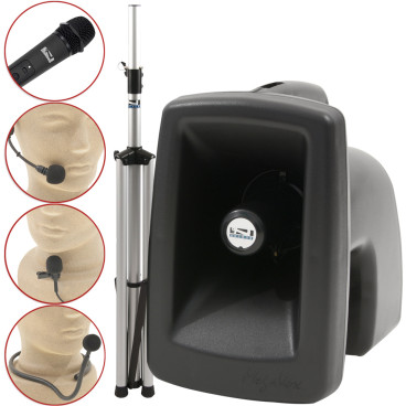 Anchor Audio MegaVox System 4 Portable Sound System with Built-in Bluetooth and 4 Wireless Microphones