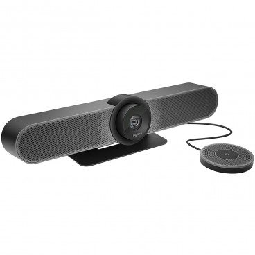 Logitech MeetUp with Expansion Mic All-In-One Conferencecam with Ultra-Wide Lens for Medium Rooms