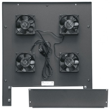 Middle Atlantic MW-4FT-380CFM Integrated 4.5" Fan Top with 4 Fans