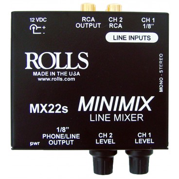 Rolls MX22s 2-Channel Line Mixer