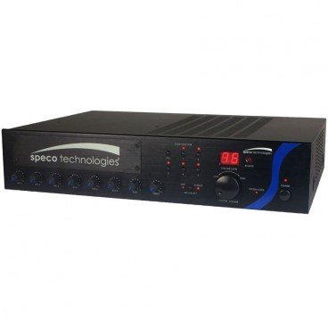 Speco Technologies PBM60A 5 Zone 60W Public Address Amplifier