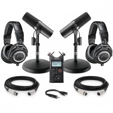 Two Person Podcast Studio Equipment Package