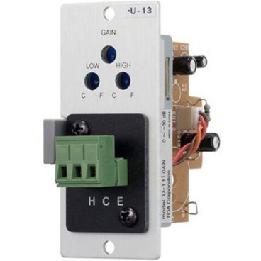 TOA U-13S Unbalanced Line Input with High/Low and Mute-Receive