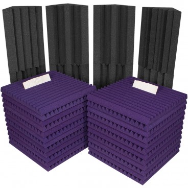 Auralex Project 2 Roominator Sound Control Kit - Purple