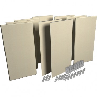 Auralex ProPanel ProKit-1 All-In-One Premium Acoustical Room Treatment System Fire Rated ASTM E-84