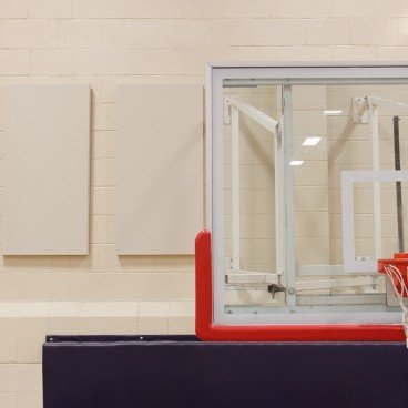 School Gymnasium Acoustic Treatment Panel Package with Impact-Resistant Acoustic Panels