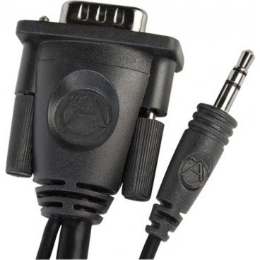 Atlas Sound AS2HDMMA-2M 2 Meter VGA/UXGA Cable with 3.5 mm Stereo Plug