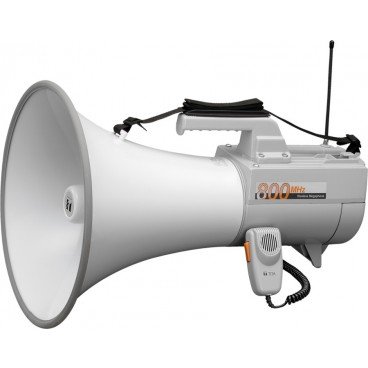 TOA ER-2930W Shoulder Megaphone with Whistle and Built-In Wireless Microphone Receiver (Wireless Ready)