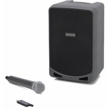 Samson Expedition XP106w Rechargeable Portable PA with Handheld Wireless System and Bluetooth