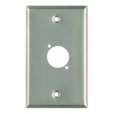 ProCo WPU1004 Unloaded Wall Plate with Single Gang 1x D-Series Punch Out 