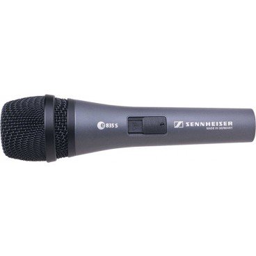 Sennheiser E 835-S Dynamic Cardioid Vocal Microphone