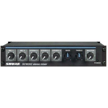 Shure SCM262 Stereo Microphone Mixer