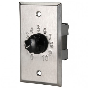 Quam QC10 Attenuator Volume Control Single-Gang 10-Step UL Listed 20 Watt