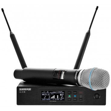 Shure QLXD24/B87A Handheld Wireless Microphone System