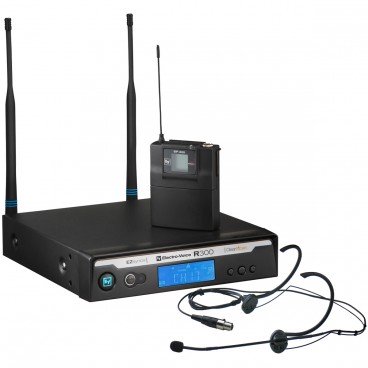 Electro-Voice R300-E Wireless Headworn Microphone System - C Band (516 - 532 MHz)