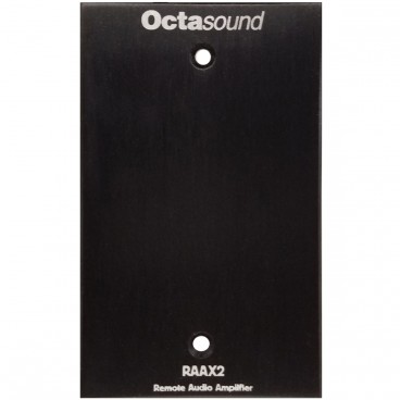Octasound RAAX2-01 2-Channel Remote Power Amplifier with Rear Volume Controls