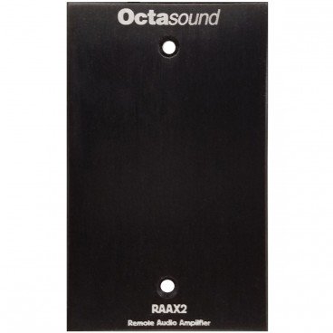 Octasound RAAX2-01 2-Channel Remote Power Amplifier with Rear Volume Controls